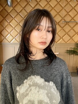 ベンジー 中目黒店(benji) レイヤーミディアムで色気のあるスタイルに　中目黒