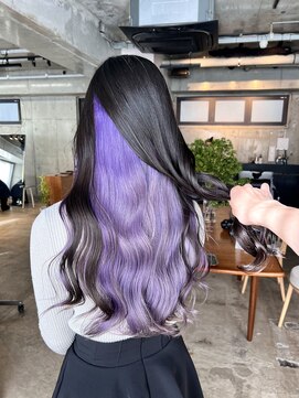 エインアンリー 明治神宮前(AIN.ANLY.) インナーカラー/デザインカラー/ハイトーンカラー/ダブルカラー