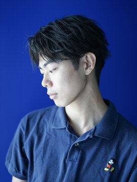 ボブ 金沢(BOB) 10代20代メンズセンターパートニュアンスパーマ韓国