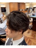 ニュアンスパーマ*センターパート