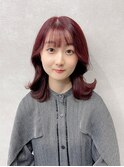 【韓国巻き髪&ピンク】