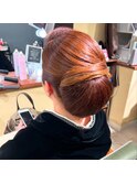 和髪ヘアセット