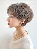 【エフォートレスショート】白髪ぼかし＆丸みシルエット