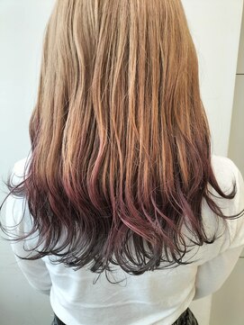 ゼル ビッグアイ(ZELE) ピンクとブラックのエンドカラー