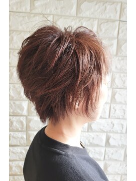 松本平太郎美容室 国立店 スパイキーショート×イノアカラー×ハイライト