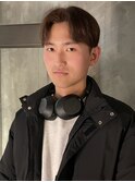 センターパート/メンズパーマ/men's