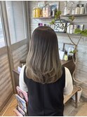 グラデーションカラー【アッシュグレー】