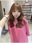 透明感ハイライトありブラウンベージュ