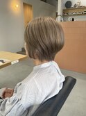 ミルキーグレージュ/脱白髪染め/ハイトーンカラー