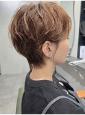 ショート×ニュアンスパーマ