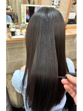 ティンク 横浜(Tink) ツヤと柔らかさのあるストレートに/酸性縮毛矯正/Tink横浜Fuku