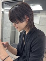 ラ キング(LA KING)&nbsp;MEN’S HAIR/バレイヤージュ/刈り上げセンターパート/栄久屋大通