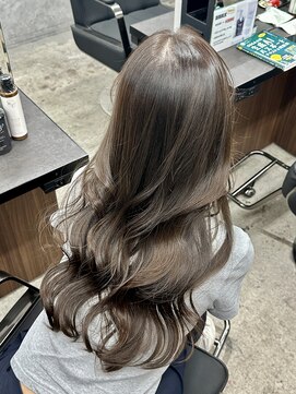 ラヴェ(LAWE.) ダブルカラーオリーブベージュ