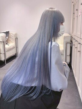 ベレーザ 渋谷(BELEZA) 16622ブリーチダブルカラーブルールーツカラーシルバーベージュ