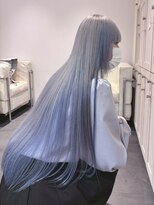 ベレーザ 渋谷(BELEZA) 16622ブリーチダブルカラーブルールーツカラーシルバーベージュ