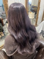 ヘアーアトリエ ラフェル(hair atelier Rafel)&nbsp;ロングヘア/ラベンダーカラー/韓国風ヨシンモリ