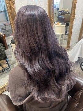 ヘアーアトリエ ラフェル(hair atelier Rafel) ロングヘア/ラベンダーカラー/韓国風ヨシンモリ