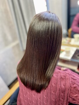 ロックス ヘアー ギャラリー(Rocks hair gallery) 髪質改善カラー×透明感カラー