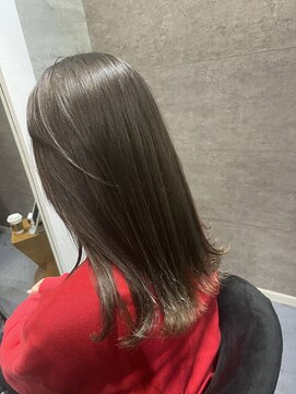 レコルト(RECOLTE) 透明感★ミルクティーグレージュ×艶ミディ