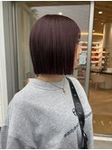 切りっぱなしボブ