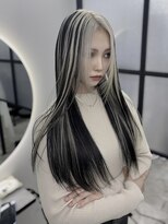 シーバイスリー 綱島(C×3)&nbsp;抜きっぱなしホワイトブロンド × ブラック × アンブレラカラー