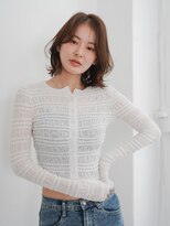 ニューヨークニューヨーク 三宮駅前店(NYNY)&nbsp;大人可愛いレイヤーボブ+ブラウンベージュ