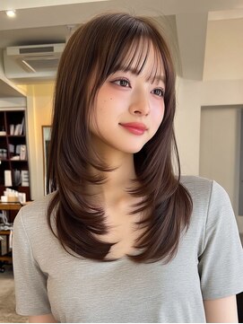 ソア バイ リコヘアーうるま(SOAR by lico hair Uruma) レイヤーカット/ダブルカラー/夏/髪質改善/ブリーチなしうるま市