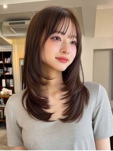ソア バイ リコヘアーうるま(SOAR by lico hair Uruma) レイヤーカット/ダブルカラー/夏/髪質改善/ブリーチなしうるま市