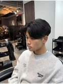 リバースセンターパート/ニュアンスパーマ/ダウンバング