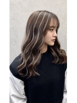 エスドットブルーム 梅田店(S.BROOM) 赤み抹消◇コントラストハイライト+プレミアム髪質改善カラー