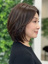 アイスタイル 西条西店(I STYLE) 50-60代にオススメ★上品さ引き立つ大人のレイヤーボブ