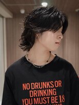 ウーズ ハラジュク(Ooze.HARAJUKU)&nbsp;ハッシュカットグレージュデザインカラーツートーンカラー原宿