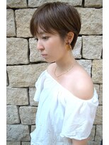 ヌード(NUDE)&nbsp;NUDE前髪カット斜めバング ベリーショート コンパクトショート