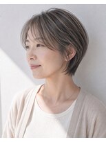 ウィールール 札幌店(WE RULE)&nbsp;40代50代/白髪ぼかし/大人ショート