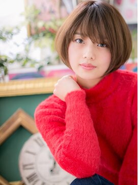 カバーヘア イヴ 戸頭店(COVER HAIR EVE) *EVE戸頭*大人かわいい☆ナチュラルショートボブb