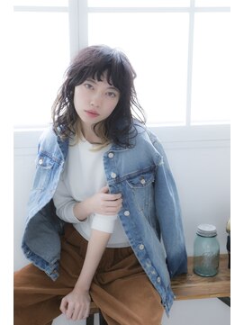 ミエルヘアーエスト 新宿店(mielhair est) インナーホワイトブリーチ×BOBスタイル