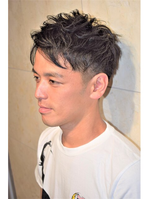 【Haiｒ　Salon　TAKAHIRO】　ツーブロックの束感ヘア