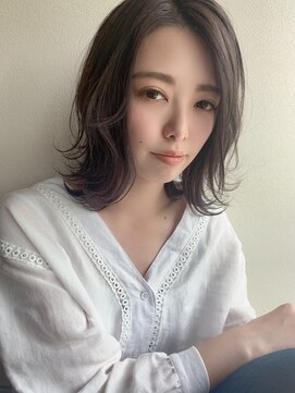 ボタニウム バイ アールサロン(BOTANIUM by RrSALON) 外ハネレイヤースタイル☆シアモーヴ☆AMU