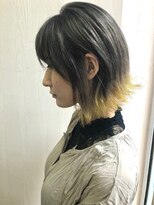 レジュール Rejouir ひまわり裾カラーボブ 20代30代40代50代