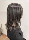 【cue】色落ちしても派手になり過ぎないコントラストハイライト