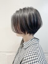 ラポール 柏店(RAPPOR)&nbsp;グレージュアッシュ×ツヤ感ボブショート◎20代30代40代50代60代