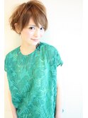 大人可愛い薄めバングくびれヘアヘルシースタイル☆髪質改善