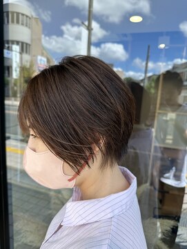 シダミノオ(sida MINOH) 20代30代40代50代/フルバング/似合わせカット/レッドブラウン