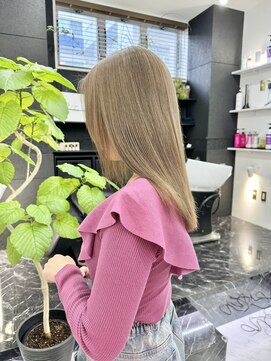 チュダック(ChuDuck) 韓国風《ミルクティー》ハイトーン/ケアブリーチ/ダブルカラー