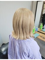 バブルス 春日部店(BUBBLES)&nbsp;２ブリーチ☆ブロンドボブ