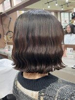 アミー 駒澤(Ammy komazawa)&nbsp;波巻きパーマボブ /外ハネパーマ/なみまきパーマ 纐纈