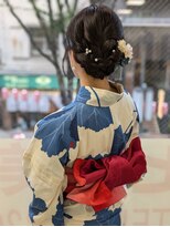 ヒデ美容室&nbsp;浴衣ヘアアレンジ