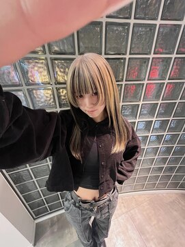 ペレ 梅田(PELE) 前髪/アンブレラカラー/こなれミディ/イメチェン/ウェーブパーマ