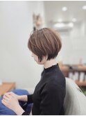 質感と量感にこだわってつくるショートボブ×透明感カラー