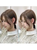 髪質改善/イルミナカラー/前髪カット/おくれ毛/縮毛矯正/韓国風